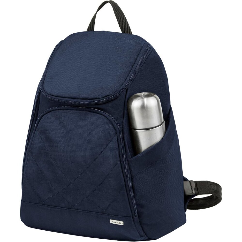 Sophisticated Midnight Anti-Theft Classic Daypack With Slash-Proof Design